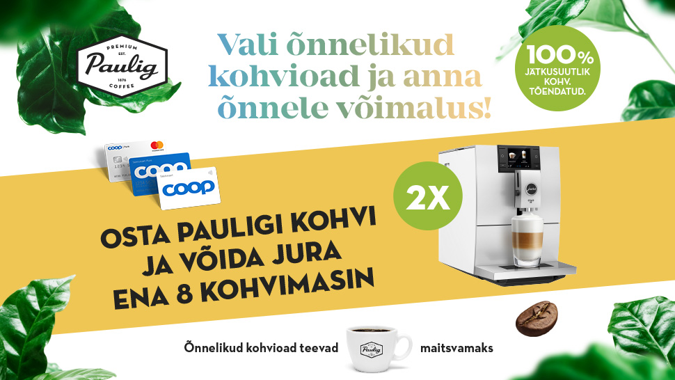 VÕITJAD ON SELGUNUD! Pauligi kampaania 01.06-31.07