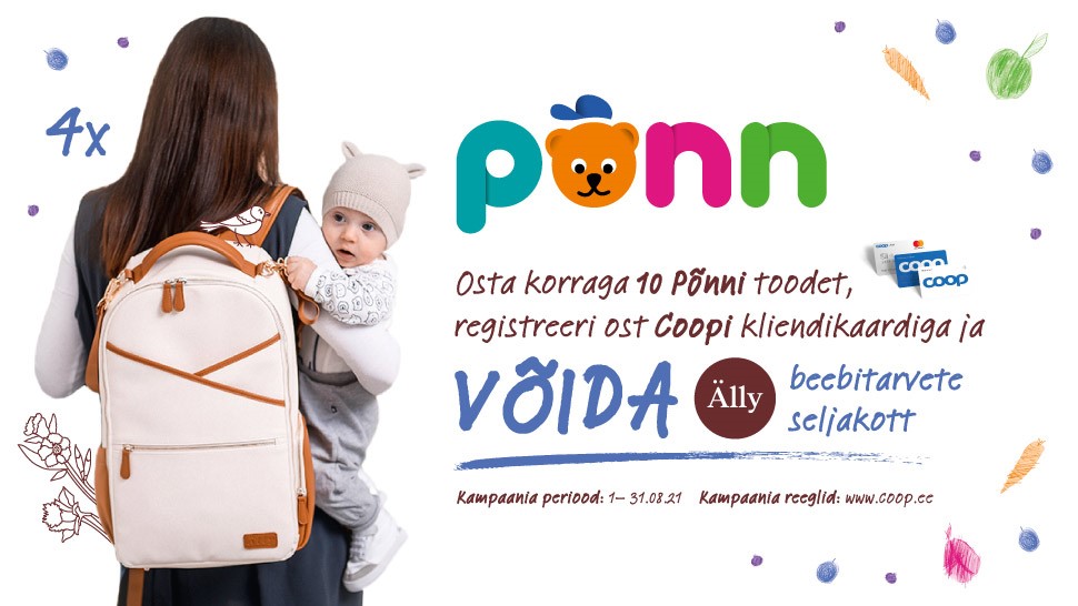 VÕITJAD ON SELGUNUD! Salvest Põnn kampaania 01.08-31.08