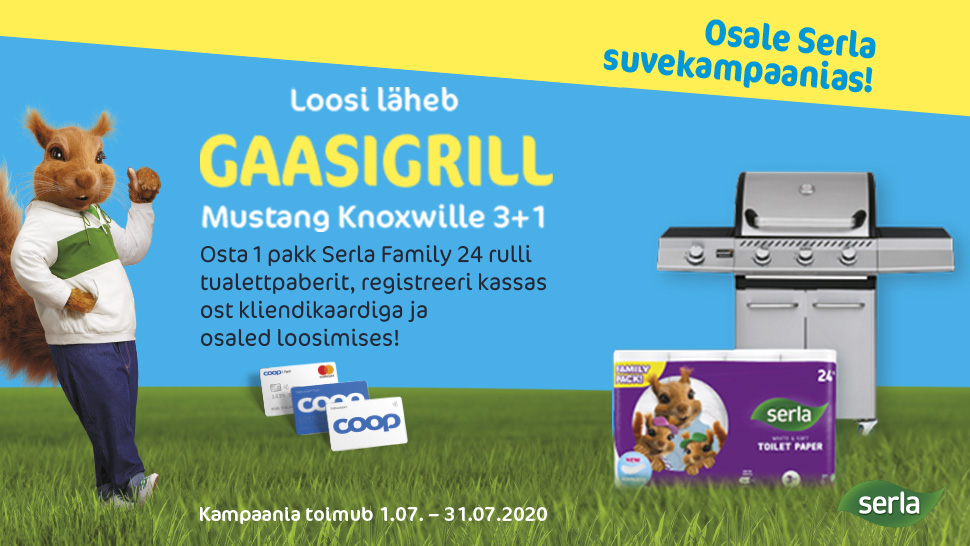 VÕITJA ON SELGUNUD! Serla kampaania 01.07-07.08