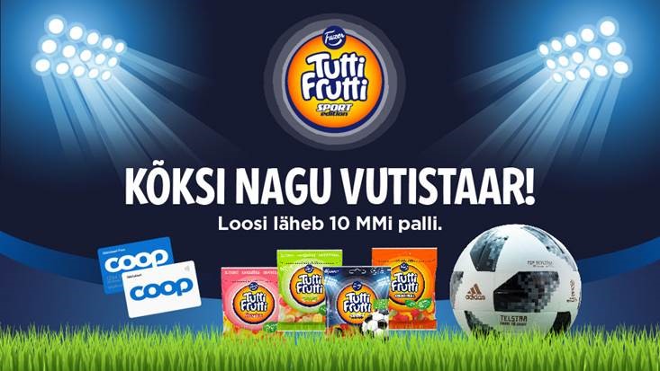 VÕITJAD ON SELGUNUD! Tutti Frutti kampaania 01.07-31.07