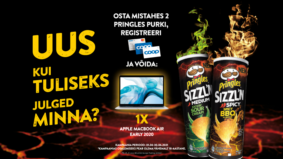 VÕITJAD ON SELGUNUD! Pringles kampaania 01.06-30.06