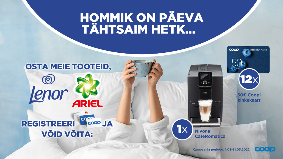 VÕITJAD ON SELGUNUD! Ariel-Lenor kampaania 1.03-31.03