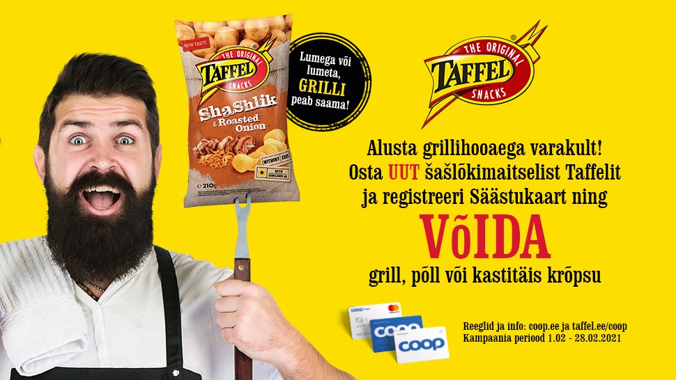 VÕITJAD ON SELGUNUD! Taffel kampaania 01.02.-28.02.2021