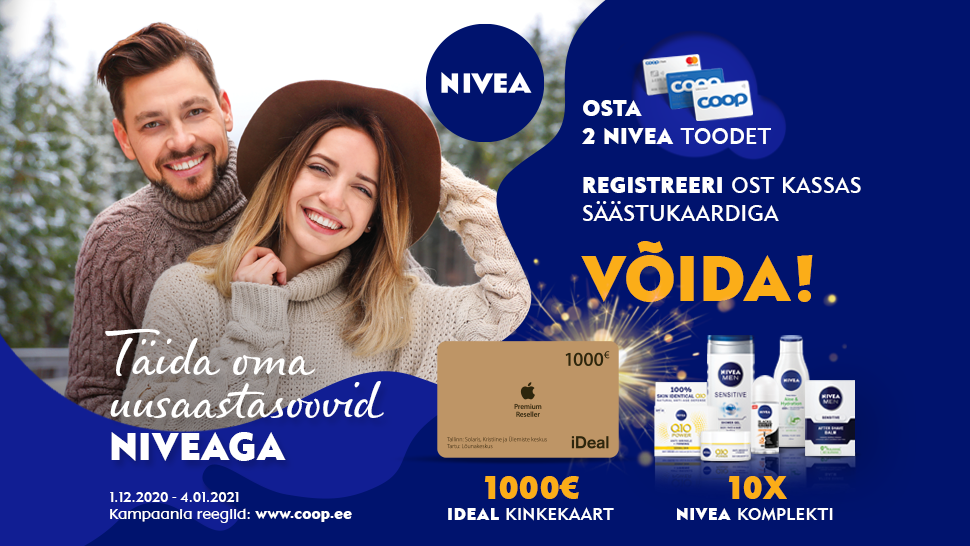 VÕITJAD ON SELGUNUD! Nivea kampaania 01.12-04.01