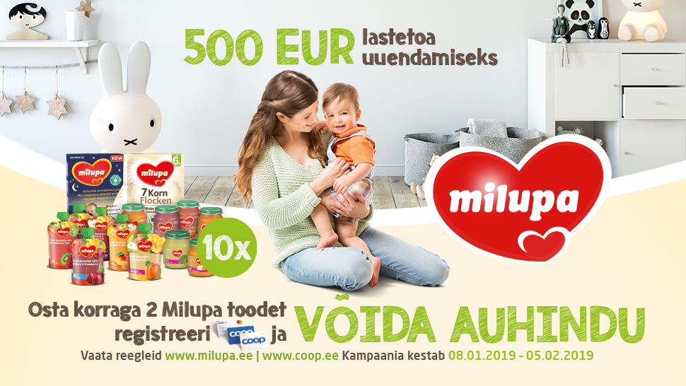 VÕITJAD ON SELGUNUD! Milupa kampaania 08.01-05.02