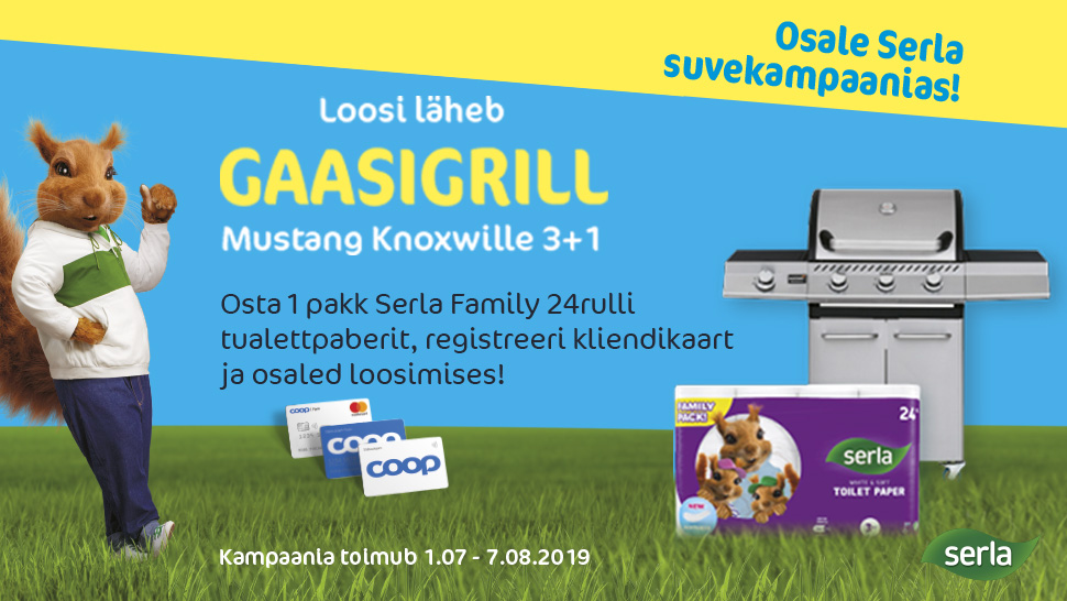 VÕITJA ON SELGUNUD! Serla kampaania 01.07-07.08