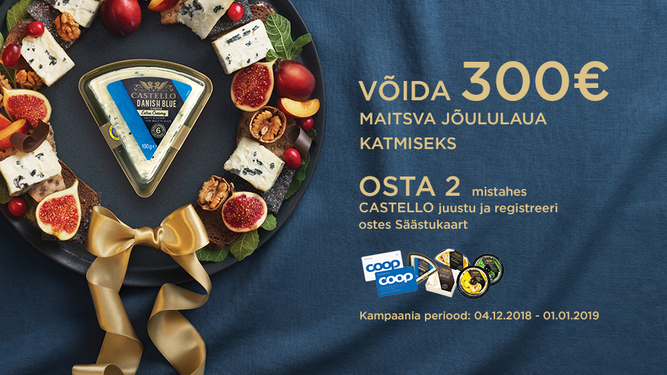 VÕITJA ON SELGUNUD! Castello kampaania 04.12–01.01