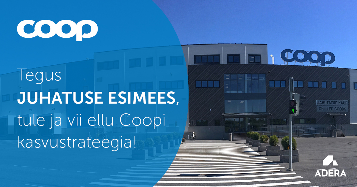 Käimas on Coop Eesti Keskühistu juhatuse esimehe konkurss