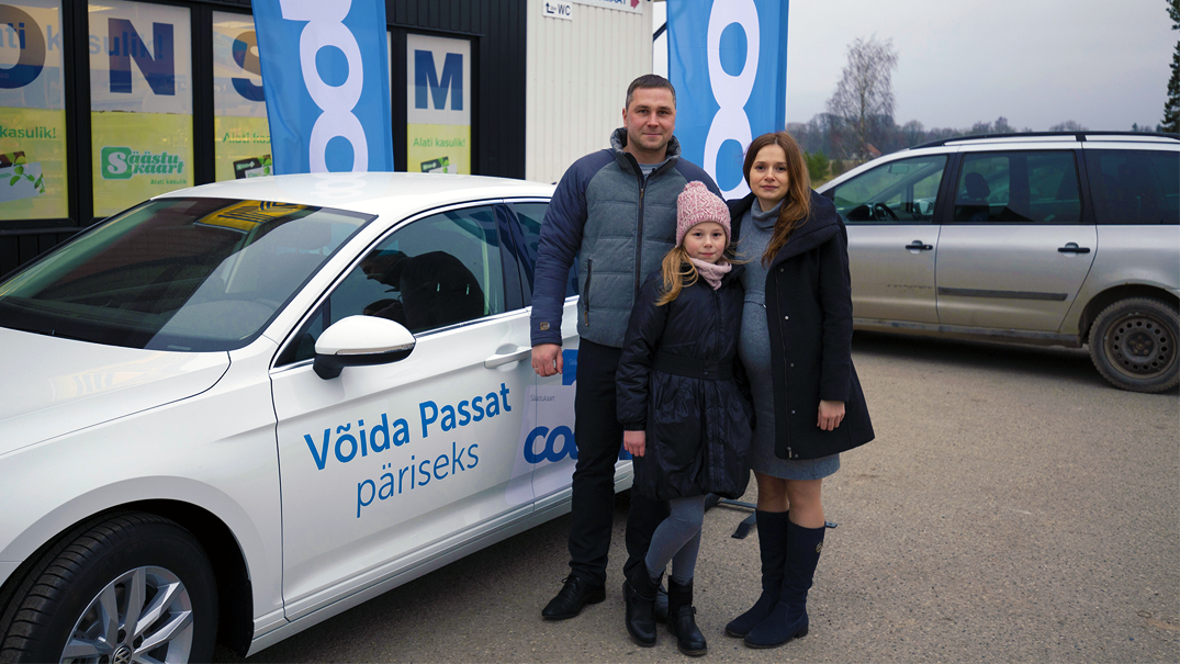 Selgus suure Säästukaardi autoloosi teine võitja