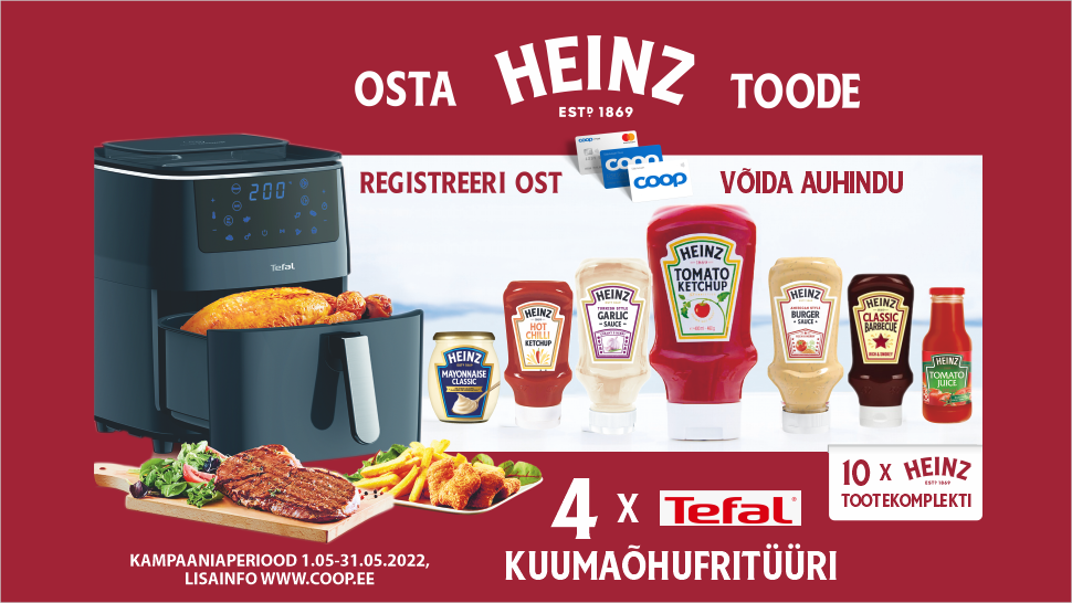 VÕITJAD ON SELGUNUD! Heinz kampaania 1.05-31.05