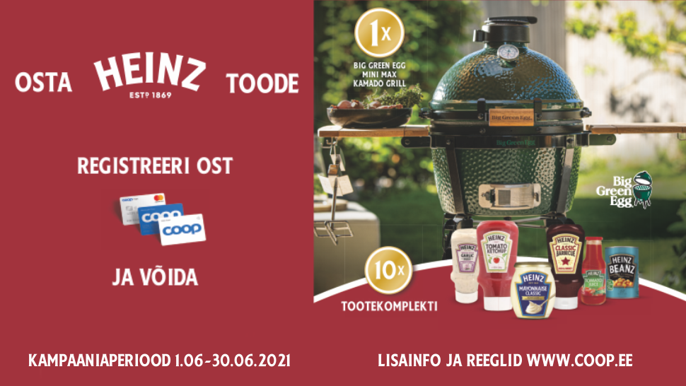 VÕITJAD ON SELGUNUD! Heinz kampaania 01.06-30.06