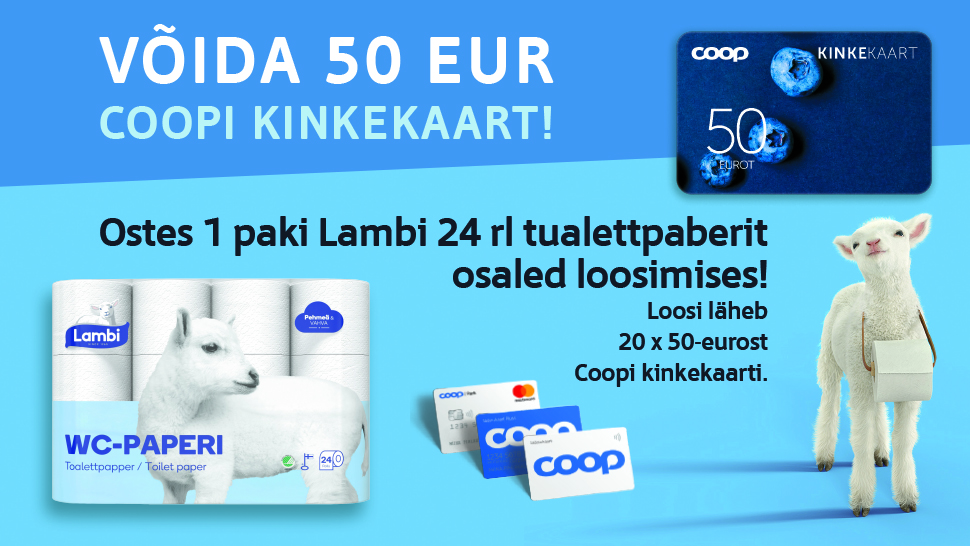 VÕITJAD ON SELGUNUD! Lambi kampaania 01.10-31.10