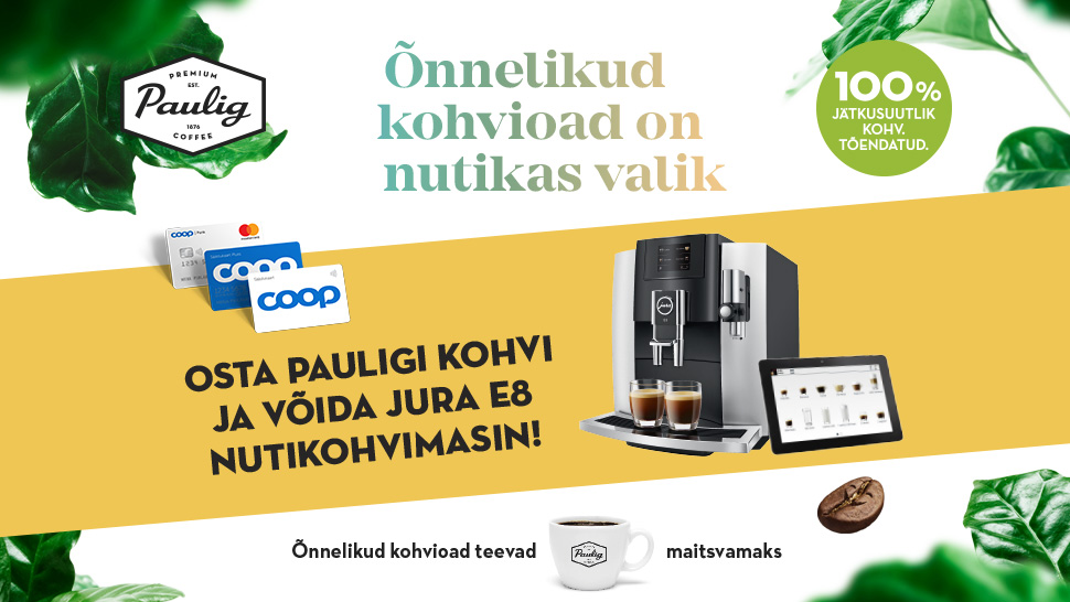 VÕITJA ON SELGUNUD! Paulig kampaania 01.11.-31.12.2019