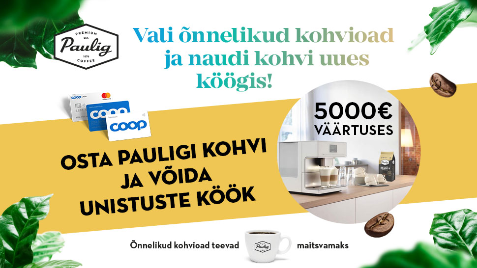 VÕITJA ON SELGUNUD! Pauligi kampaania 01.11-31.12