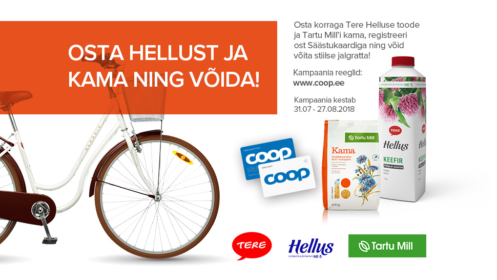 VÕITJAD ON SELGUNUD! Kama ja Hellus kampaania 31.07-27.08