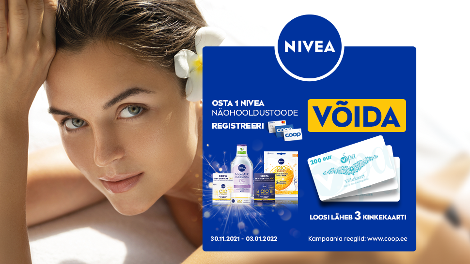 VÕITJAD ON SELGUNUD! Nivea kampaania 30.11-3.01