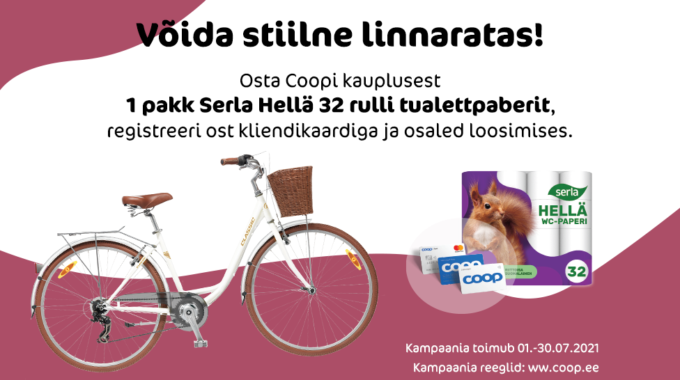 VÕITJAD ON SELGUNUD! Serla kampaania 01.07-31.07