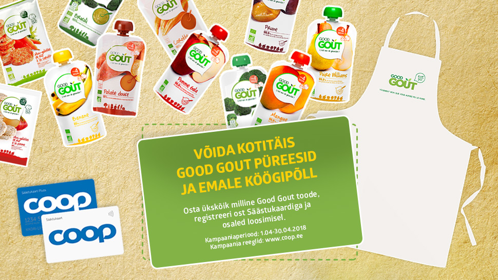 VÕITJAD ON SELGUNUD! Good Gout kampaania 01.04.-30.04.2018