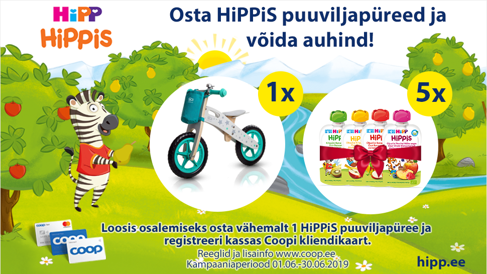 VÕITJAD ON SELGUNUD! HIPP kampaania 01.06-30.06