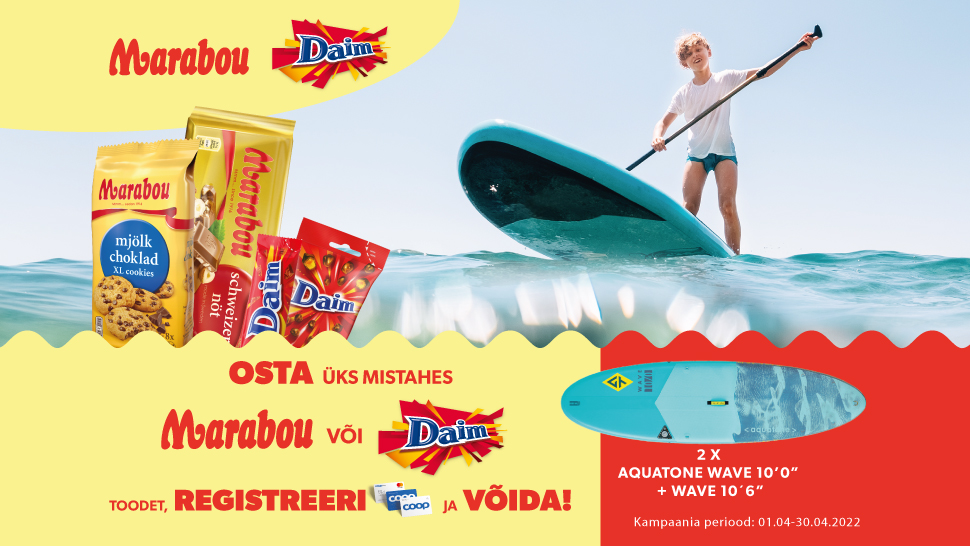 VÕITJAD ON SELGUNUD! Marabou-Daimi kampaania 1.04-30.04