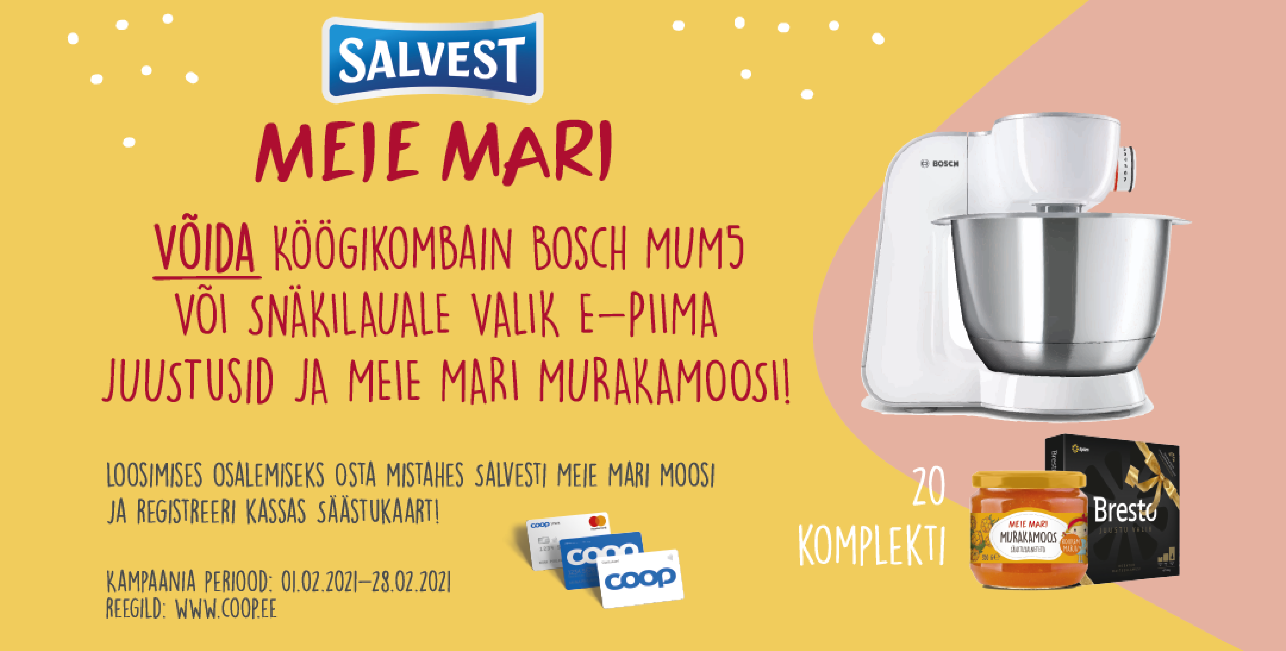 VÕITJAD ON SELGUNUD! Salvest Meie Mari kampaania 01.02.-28.02.2021