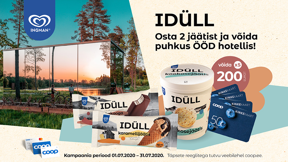VÕITJAD ON SELGUNUD! IDÜLL kampaania 01.07-31.07