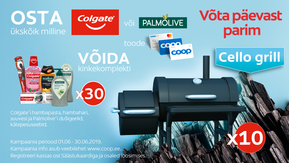 VÕITJAD ON SELGUNUD! Colgate-Palmolive kampaania 01.06-30.06
