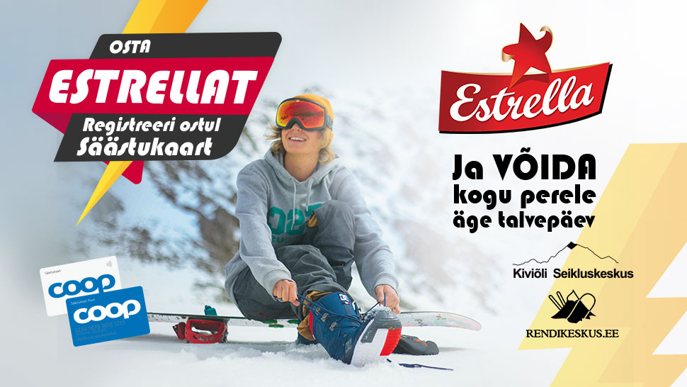 VÕITJAD ON SELGUNUD! Estrella kampaania 01.12-31.12
