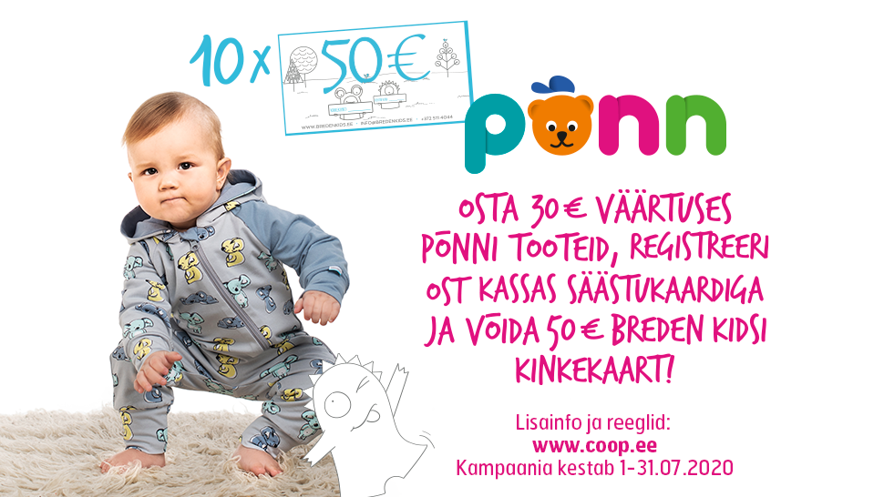 VÕITJAD ON SELGUNUD! Salvest Põnn kampaania 01.07-31.07