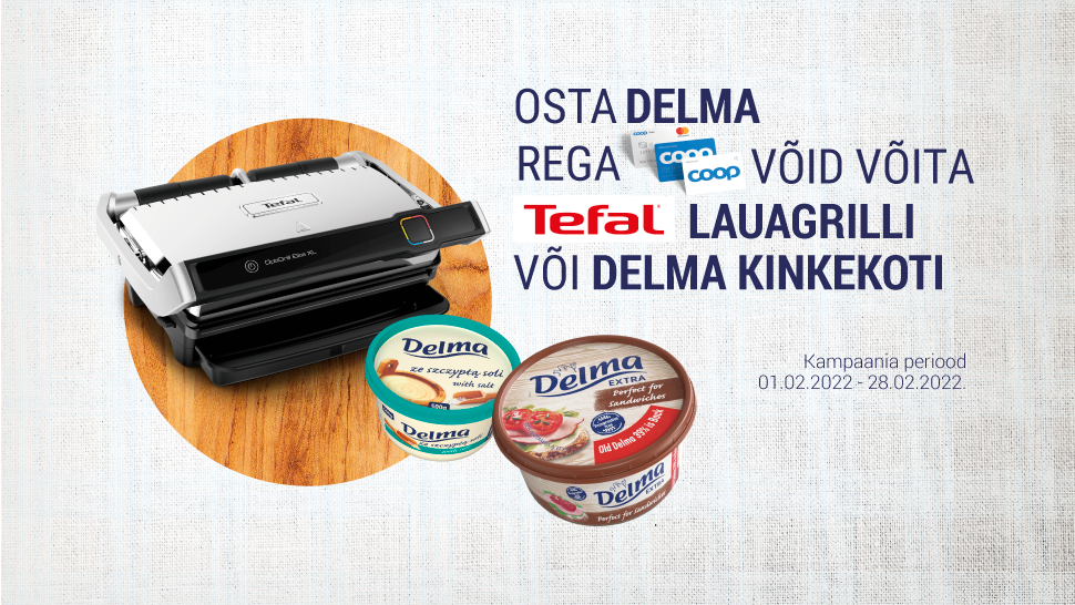 VÕITJAD ON SELGUNUD! Delma kampaania 1.02-28.02