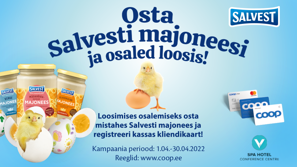 VÕITJA ON SELGUNUD! Salvest majoneesi kampaania 01.04-30.04