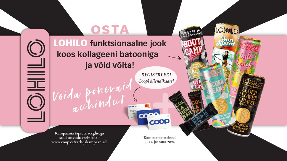 VÕITJAD ON SELGUNUD! Lohilo kampaania 4.01.-31.01.2022