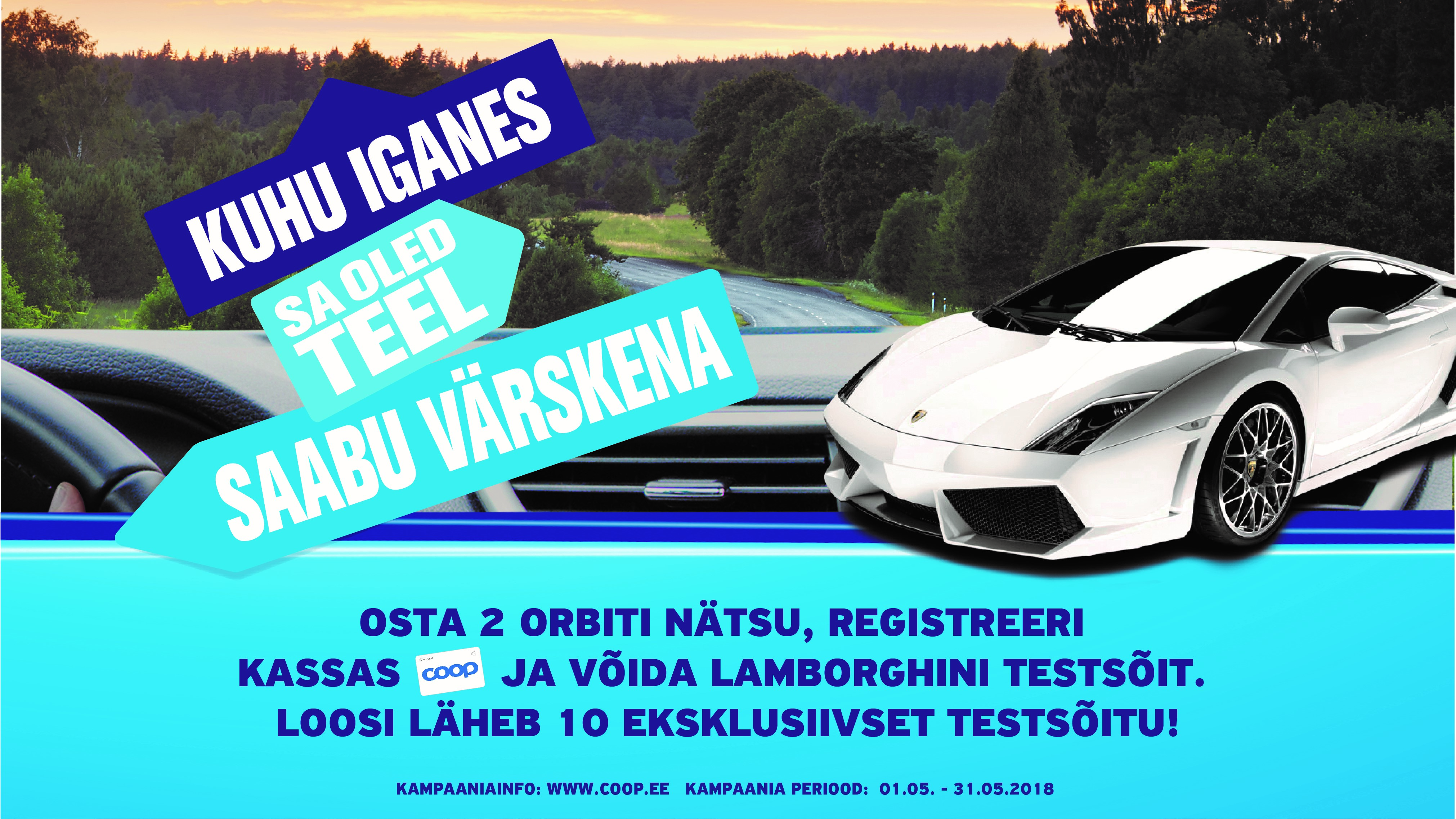 VÕITJAD ON SELGUNUD! Orbit kampaania 01.05-31.05