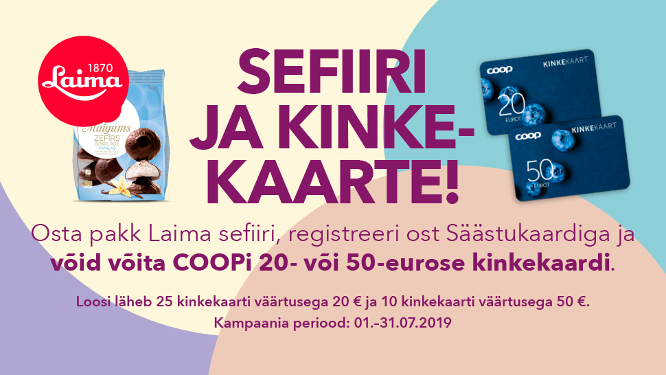 VÕITJAD ON SELGUNUD! Laima kampaania 01.07-31.07