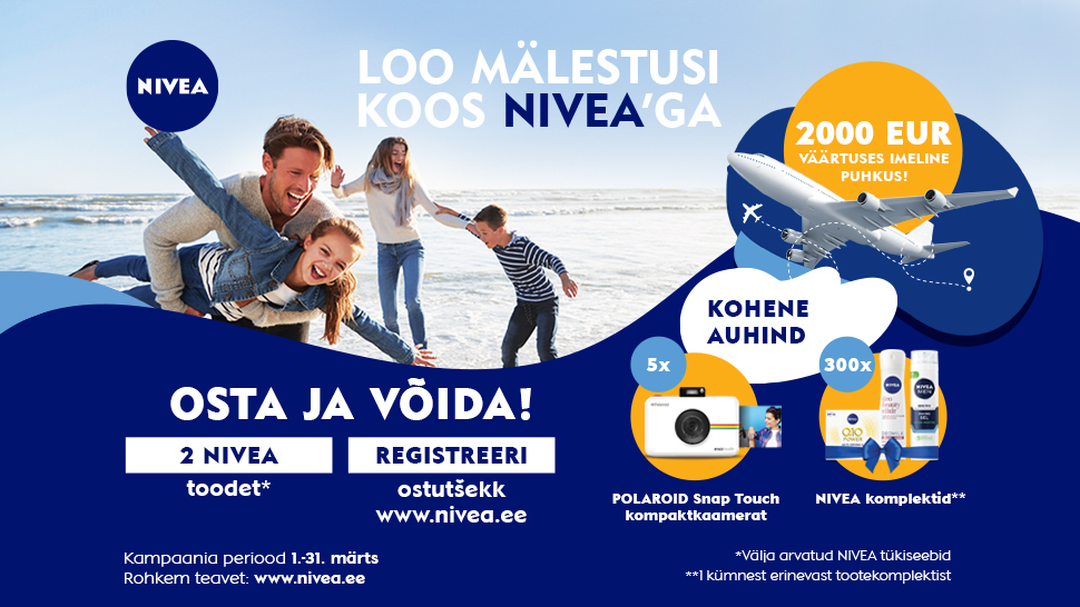 Nivea kampaania 01.03-31.03