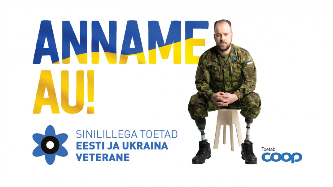 Coop pani õla alla Sinilillekampaaniale Anname au!