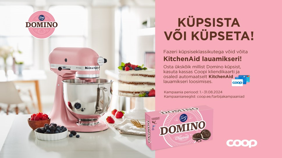 VÕITJA ON SELGUNUD! Fazer Domino kampaania 01.08-31.08.2024