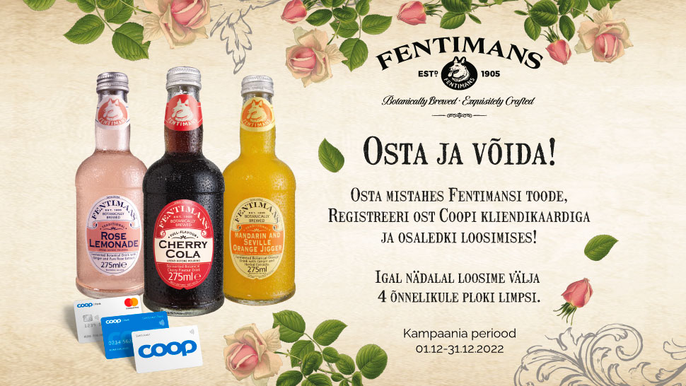 VÕITJAD ON SELGUNUD! Fentimansi kampaania 1.12-31.12.2022