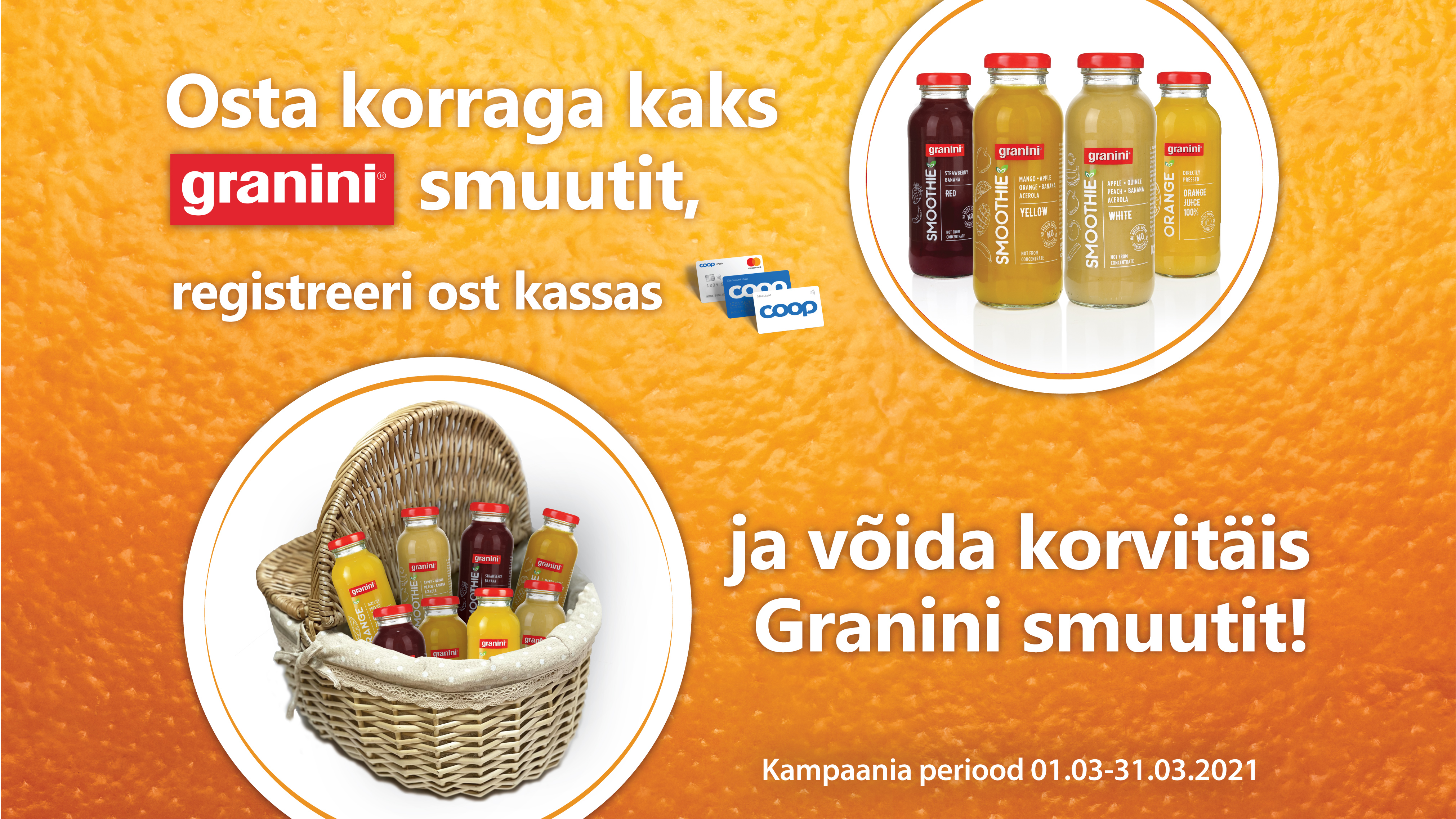 VÕITJAD ON SELGUNUD! Granini kampaania 01.03-31.03