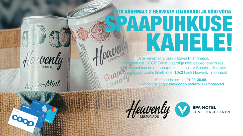VÕITJAD ON SELGUNUD! Heavenly Lemonade kampaania 01.09.-30.09.2024