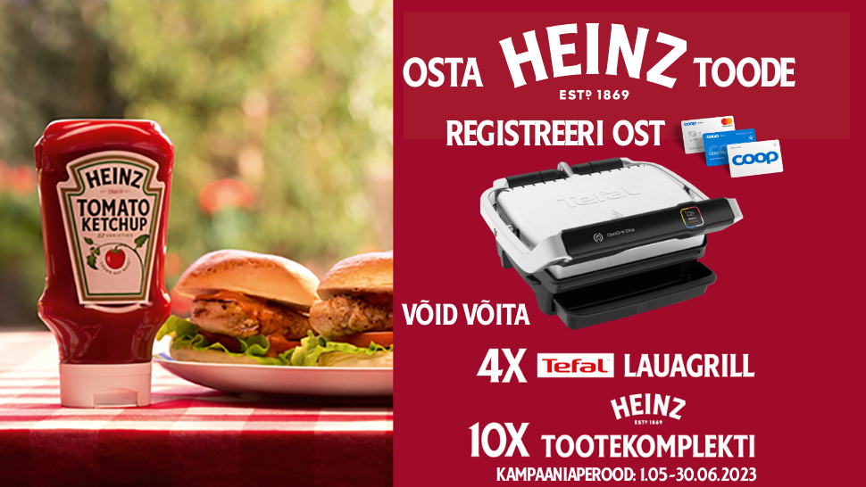 VÕITJAD ON SELGUNUD! Heinz kampaania 01.05-30.06.2023