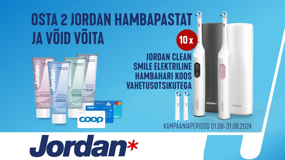 VÕITJAD ON SELGUNUD! Jordani kampaania 01.08-31.08.2024