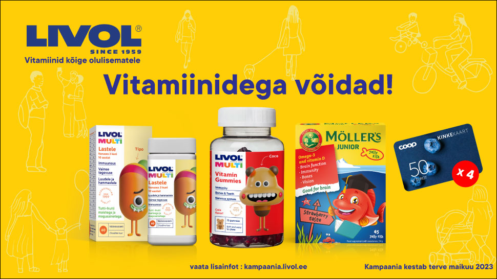 KAMPAANIA ON LÕPPENUD! Livol kampaania 01.05-31.05.2023