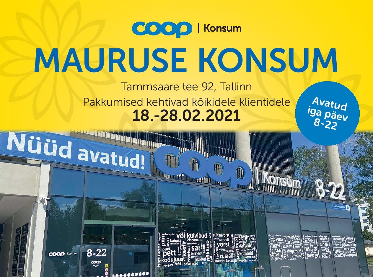 Mauruse Konsumi kampaania 18.-28.02.2021