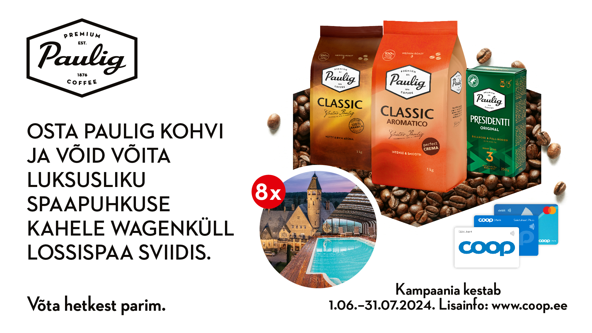 VÕITJAD ON SELGUNUD! Paulig kampaania 01.06 - 31.07.2024