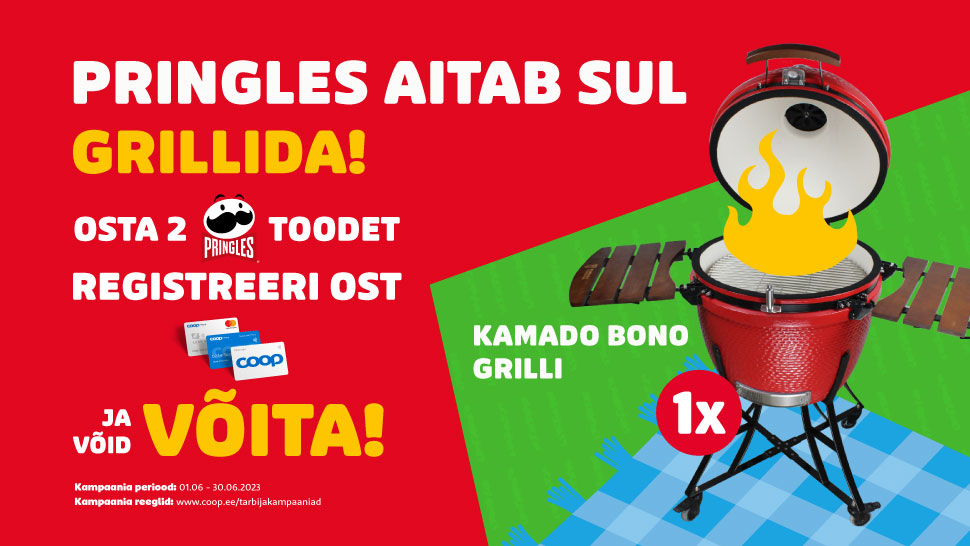VÕITJA ON SELGUNUD! Pringlesi kampaania 01.06-30.06.2023