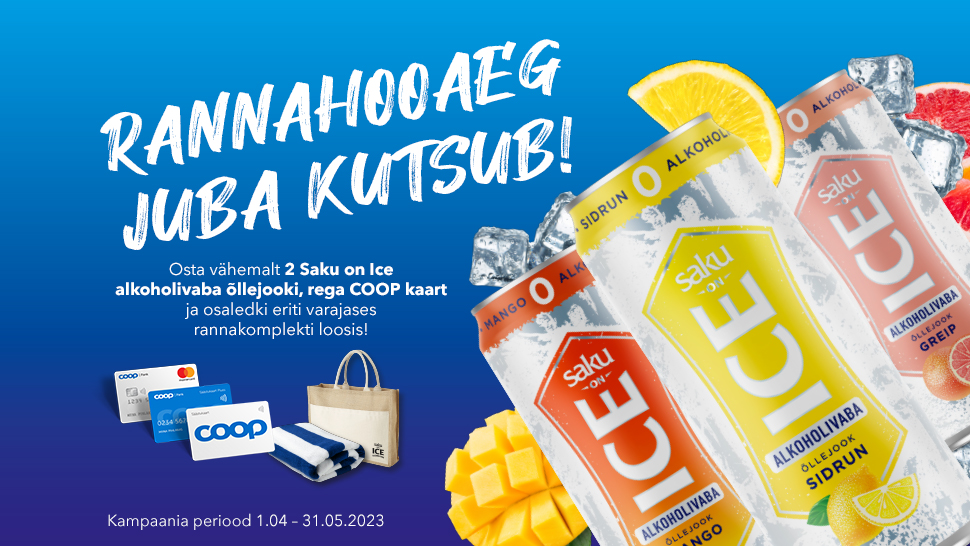 VÕITJAD ON SELGUNUD! Saku On Ice kampaania 01.04-31.05.2023