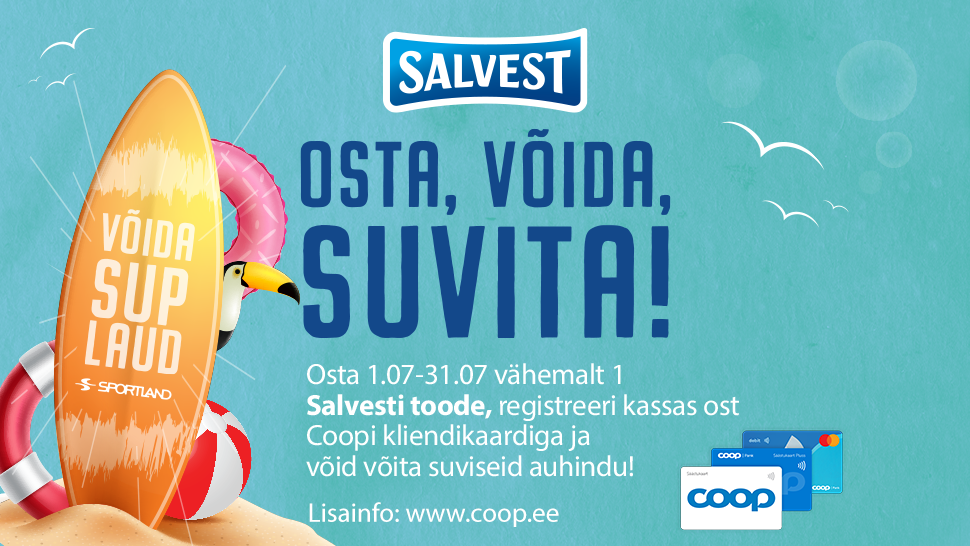 VÕITJAD ON SELGUNUD! Salvest kampaania 01.07-31.07.2023