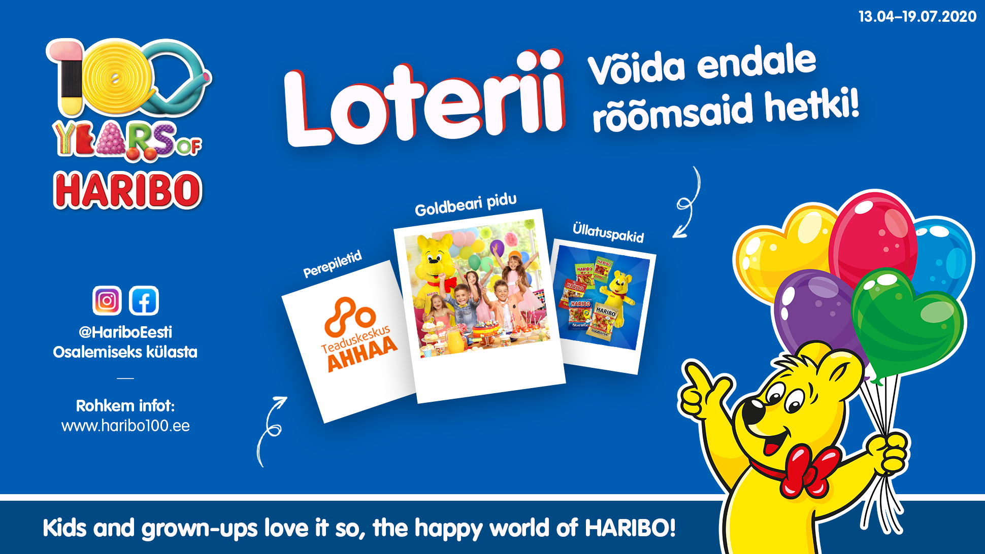 Haribo kampaania 13.04-19.07