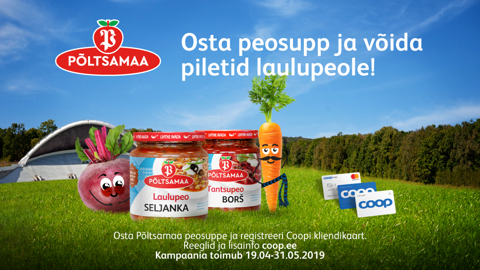 VÕITJAD ON SELGUNUD! Põltsamaa suppide kampaania 19.04-31.05